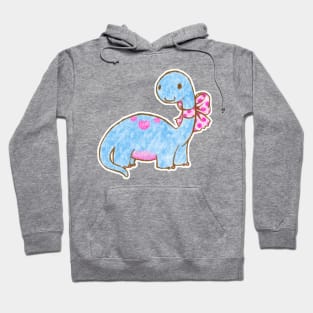 Ribbon Dinosaur Hoodie